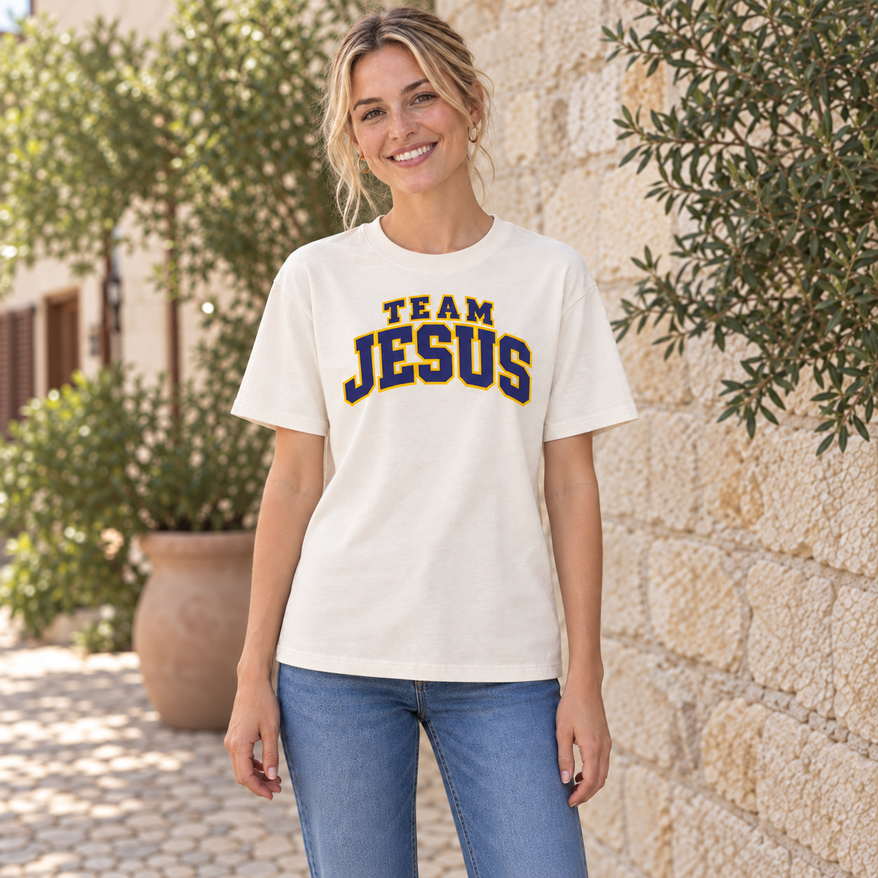 Team Jesus Varsity Heavyweight T-Shirt